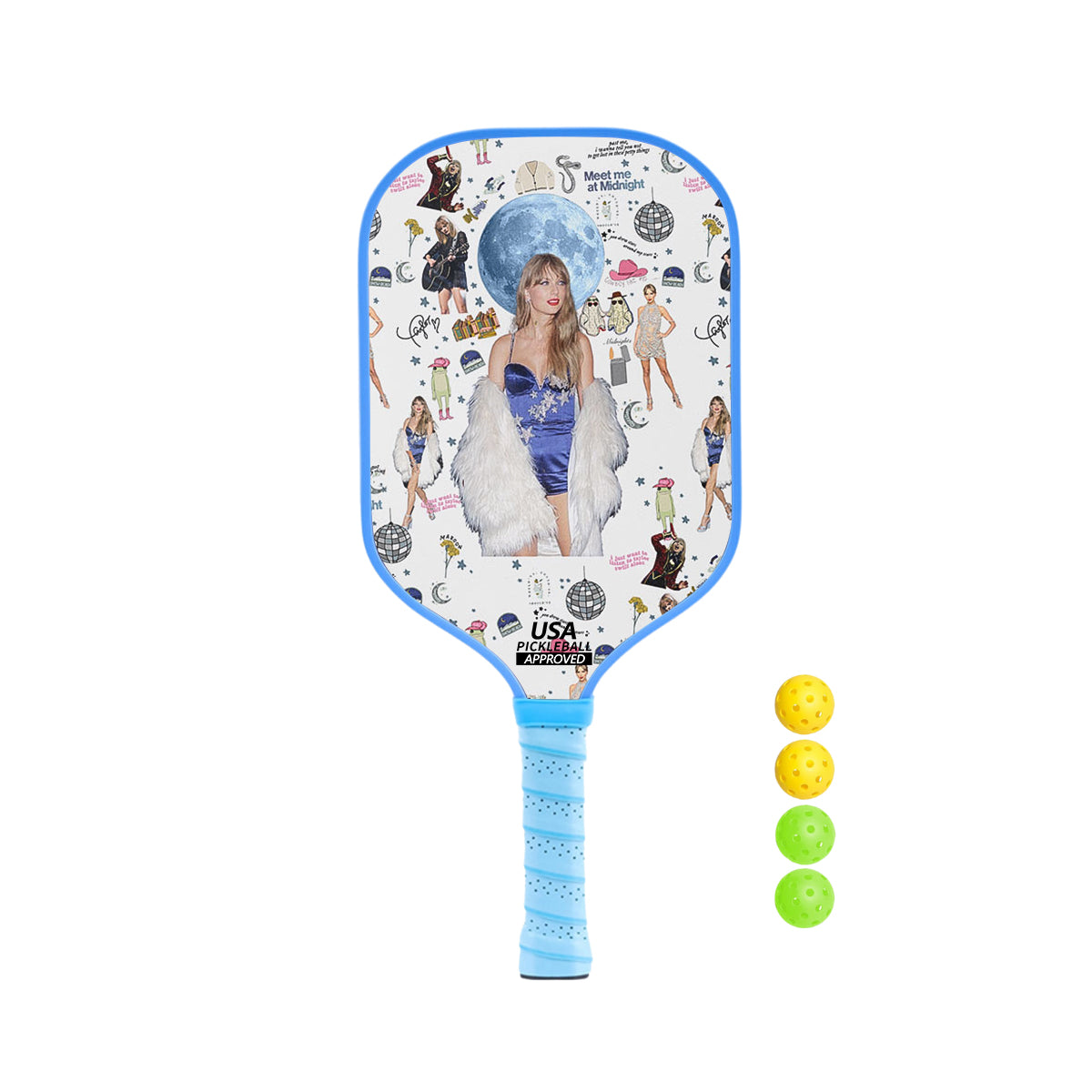 Taylor Swift Pickleball Paddle (16mm) T700 Sandblasted Carbon Fiber-16#