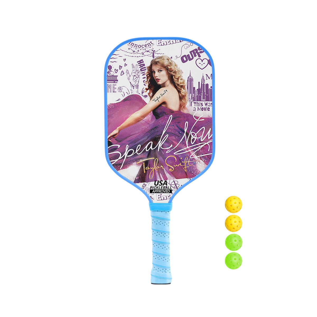 Taylor Swift Pickleball Paddle (16mm) T700 Sandblasted Carbon Fiber-3#