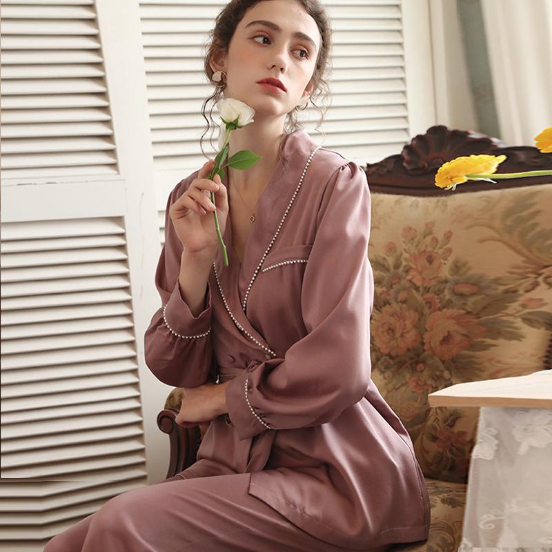 Knot Side Satin PJ Set