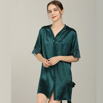 Lace Silk Sleep Dress