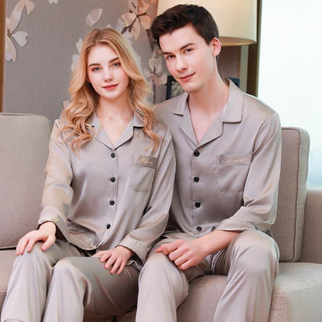 Luxe Couple Satin Pajamas Set