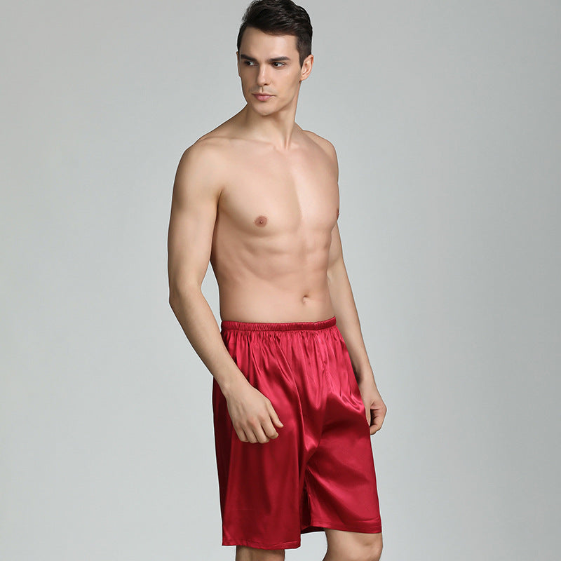 Men Satin Sleep Shorts