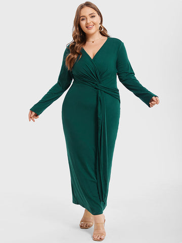 Tall Twist Front Party Maxi Dress