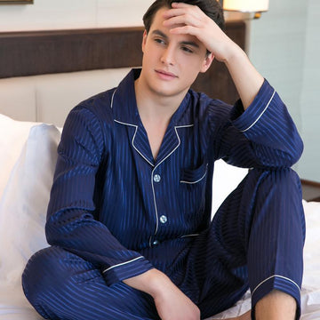 Stripe Men Pajamas Set