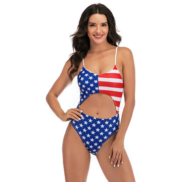 Women 4th of july One-Piece Swimwear