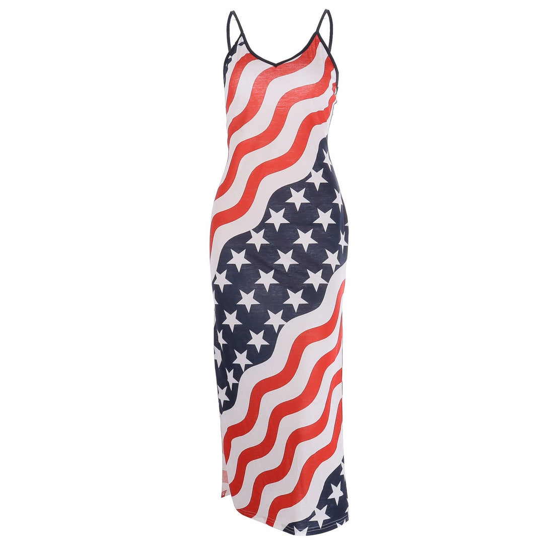 Women Independence Day Star Print Cami Dress