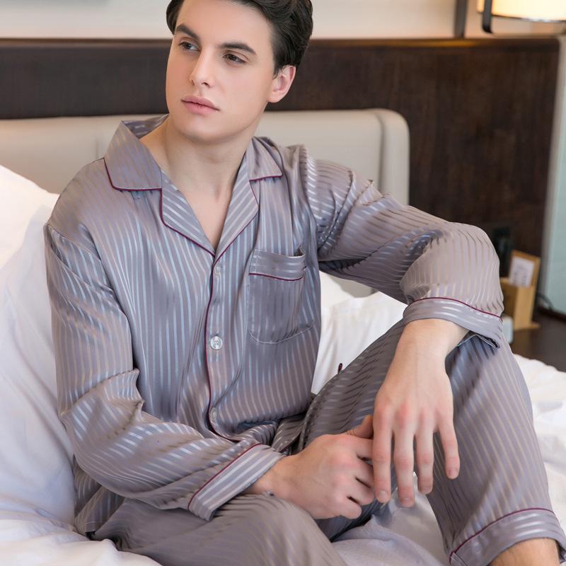 Stripe Men Pajamas Set