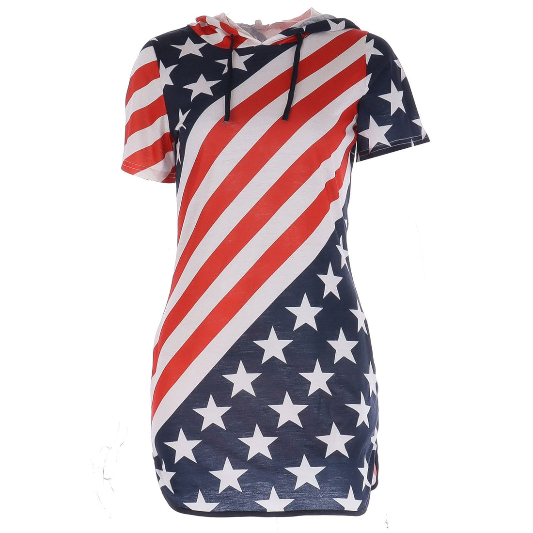 Women 4th Of July Star Print Bodycon Dress