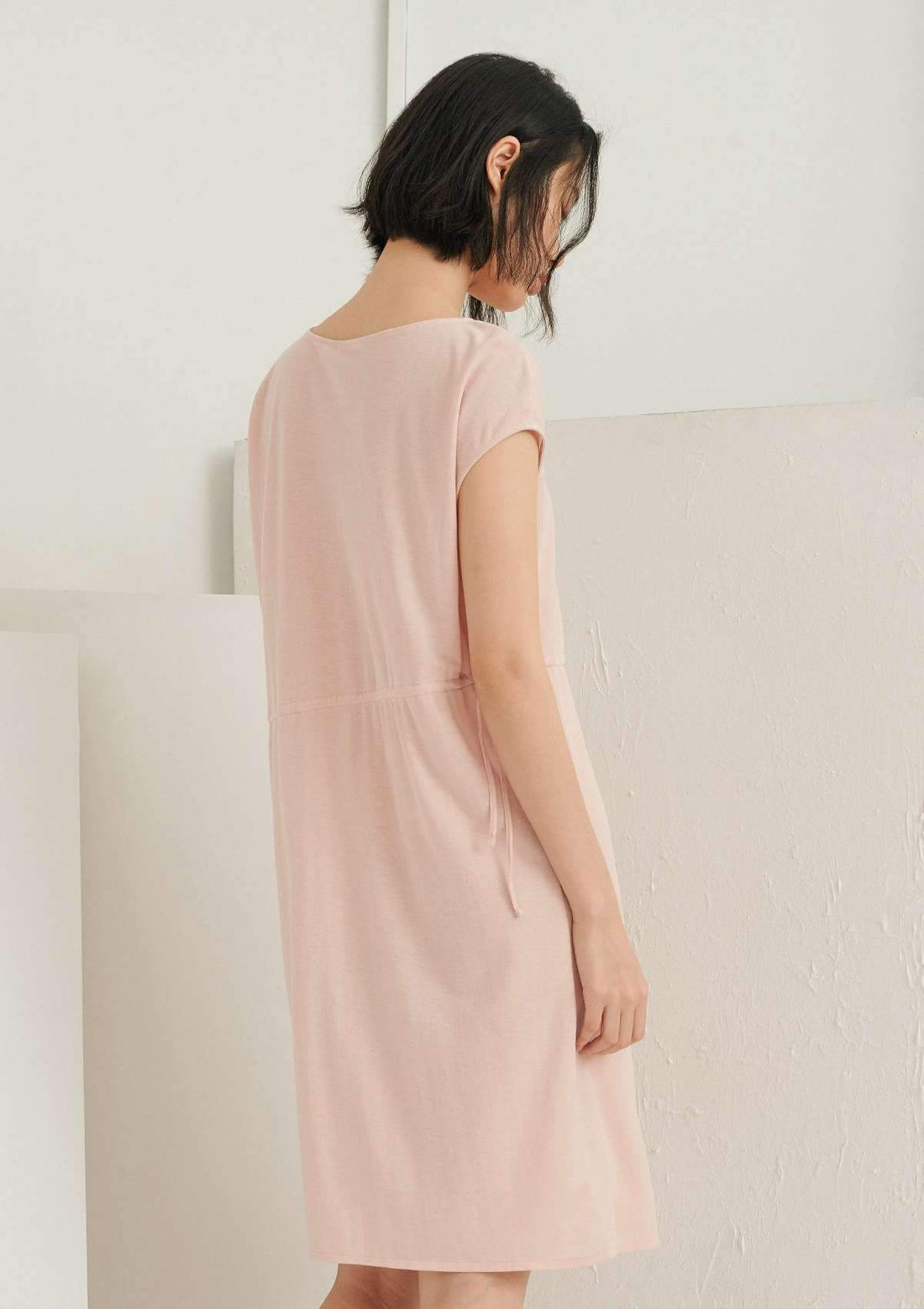 HSIA HSIA Round Neck Drawstring Sleepdress M / Pink