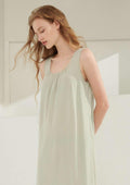 HSIA HSIA Deep U Sleeveless Sleepwear Dress