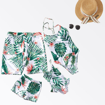 Summer Floral Breeze Family Matching Swimsuit