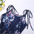 Self Tie Floral Sleeveless Matching Jumpsuits (2531426336852)