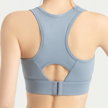 Female Beauty Back High-strength Shockproof Sports Bra Fitness Vest with Back Button MTWXPK0101