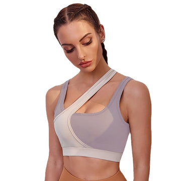 Women Back Cross Stitching Brushed Casual Yoga Lingerie Sports Bra HB0155