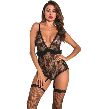 Sexy Lace Garter Nightdress Exotic Lingerie 3426