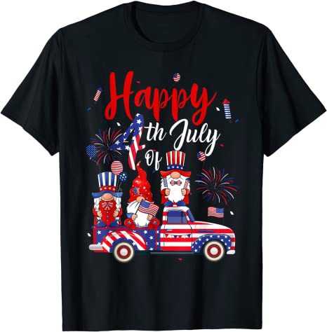 Unisex Women/Men Fourth of july American Flag Tee