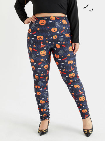 Halloween Print Leggings